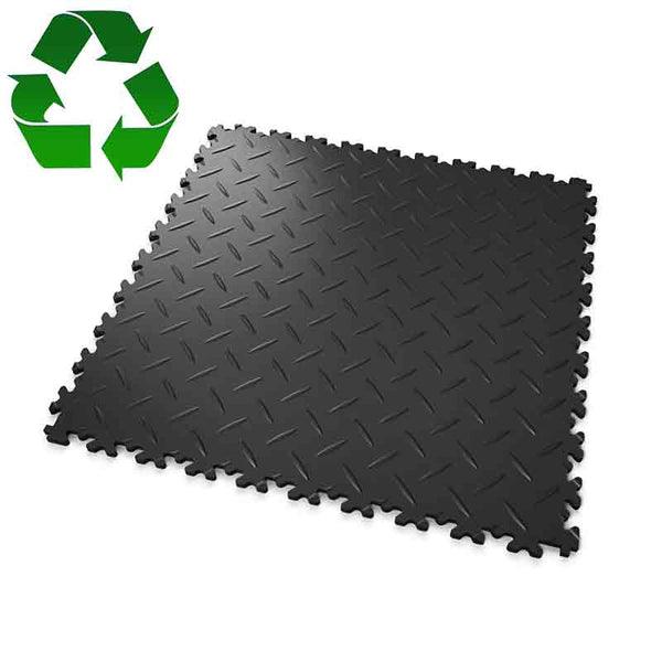 PVC-MOSAIKFLIESEN ∙ RECYCELTES SCHWARZ