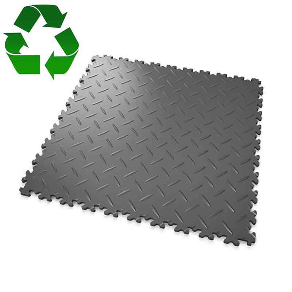 PVC-MOSAIKFLIESEN ∙ RECYCELTES GRAU